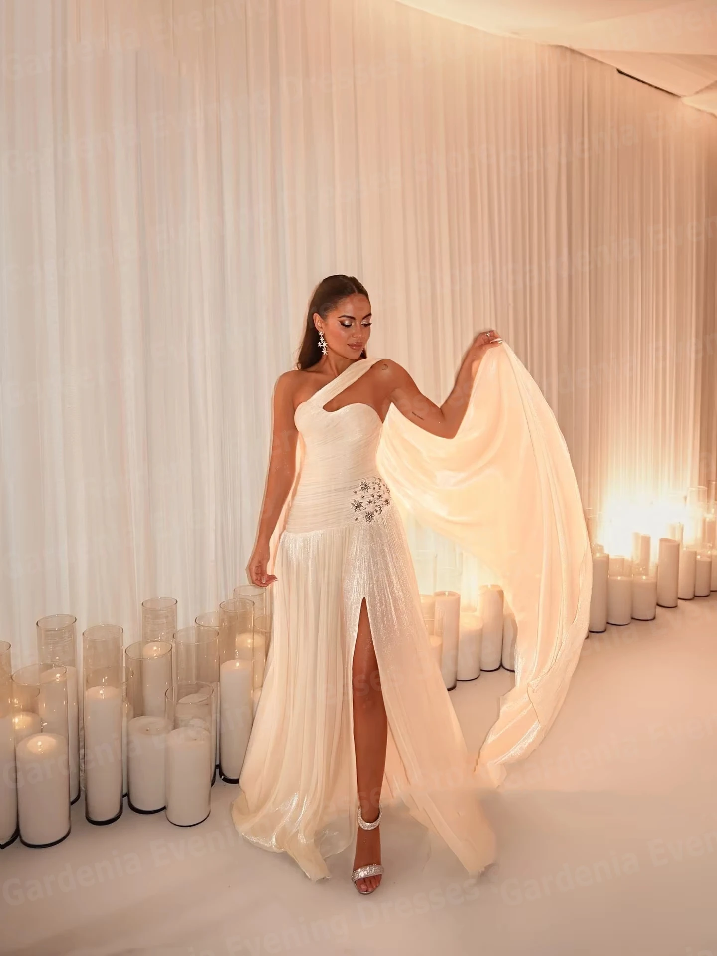 Eleganckie sukienki wieczorowe damskie w kształcie litery A, sukienki na studniówkę z dekoltem w serduszko, Vestidos Para Mujer, szyte na miarę, bez rękawów, z rozcięciem z boku, Robe De Soirée