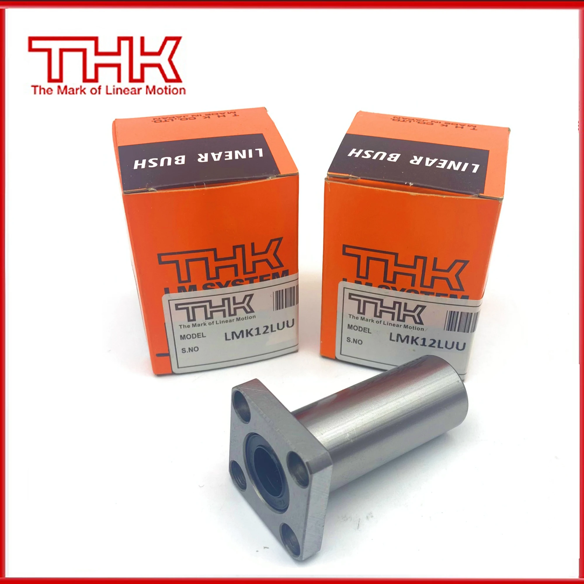 

Original THK LMK12LUU LMK12L LMK 12L linear bush linear bearings linear shaft