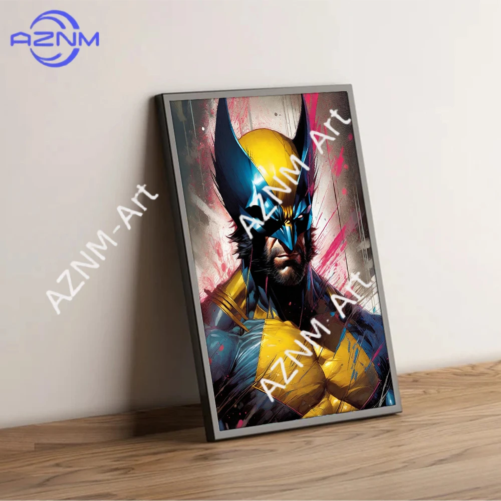 19 styles Marvel Movie Art Poster Spider Man Iron Man Deadpool Canvas Painting Classic Character Mural Home Wall Decoration Gift - view 2