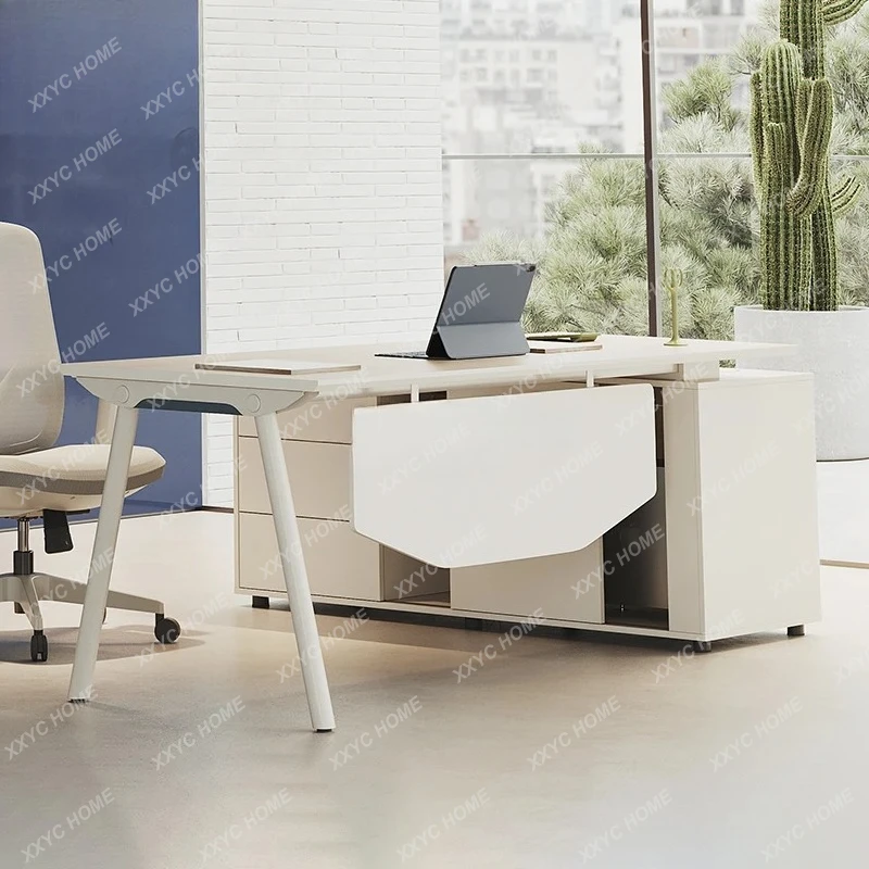 H Boss simple modern female manager office light luxury desk