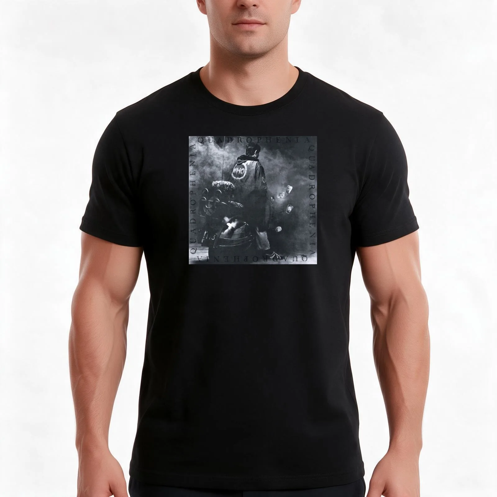 The Who: Quadrophenia T-Shirt, Summer Casual Cotton Tee, Oversized Streetwear Tops, Vintage Graphic Print, Unisex Men Women