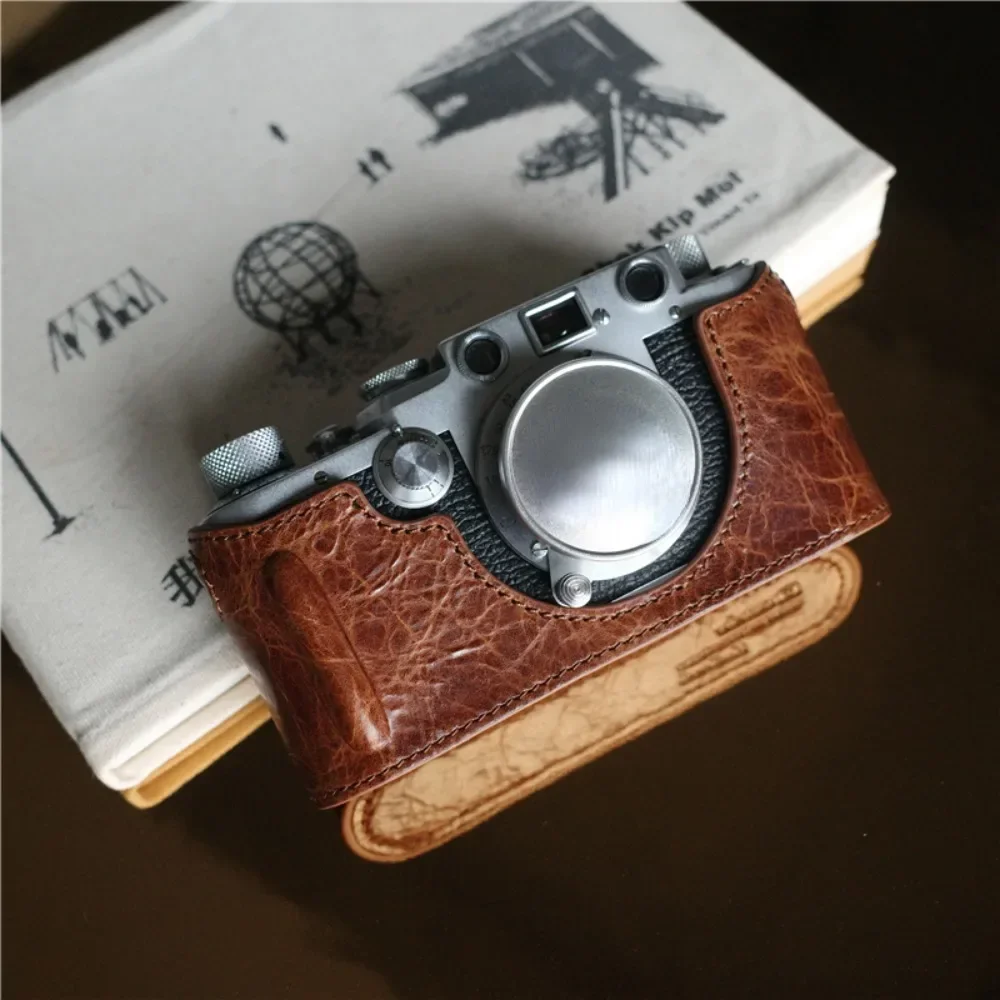 Body Set Cover Camera Bag Leather Case Bag Portable Inner Bottom Case for Leica iF iiiF 3F iC iiiC 3C