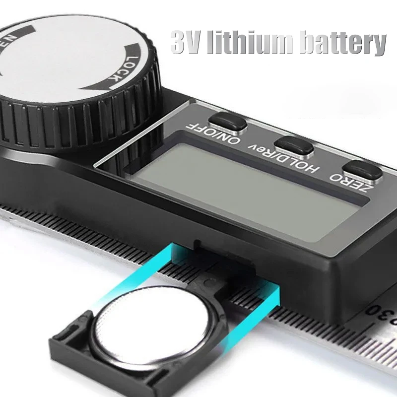 1 PC 2 In 1 Digital Angle Detector Scale Suitable For Woodworking Measurement Tools High Accuracy Mutifunction Tools