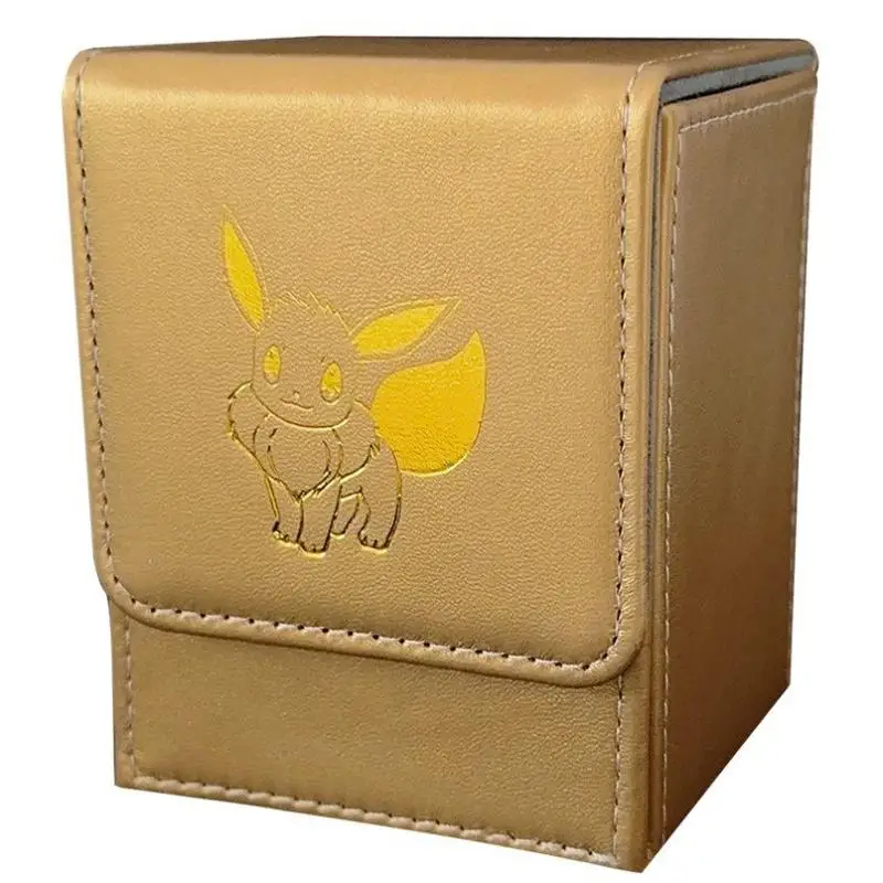 Card Case Sylveon Umbreon Eevee Ptcg Leather Protection Storage Box Action Toy Figures Anime Game Collection Gifts for friends