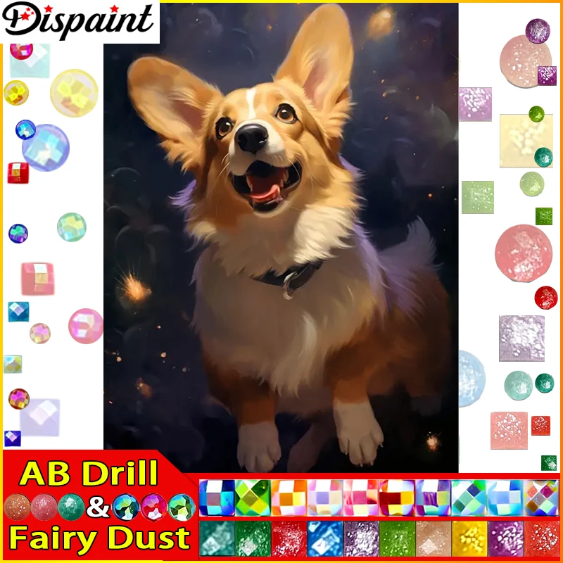 Набор для алмазной живописи, 5D «сделай сам», «собака, животное»