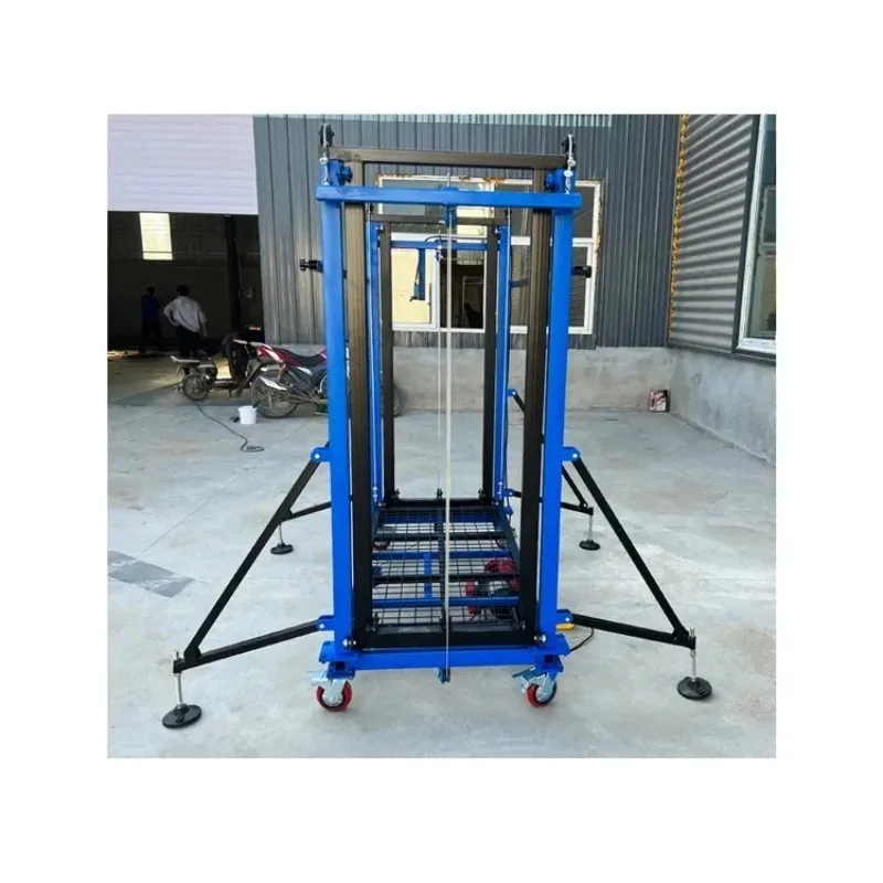 Loading Electric Lifting Scaffold Electric Scaffolding 6m Portable Electric Scaffolding Lift Platform