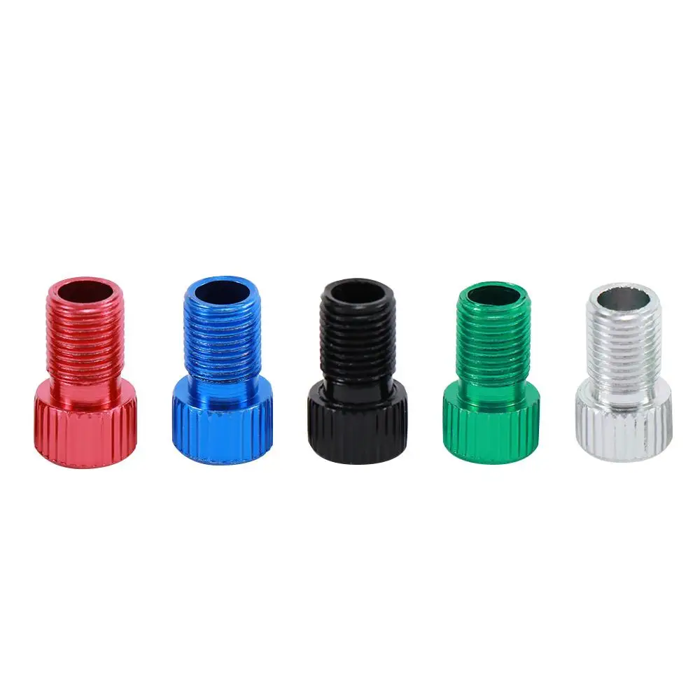 

alloy 4pcs/set Gas Tube Repair Bike Tire Accessory Inflating Tools Valve Adapter Valves Presta To Schrader Air Pump Converter