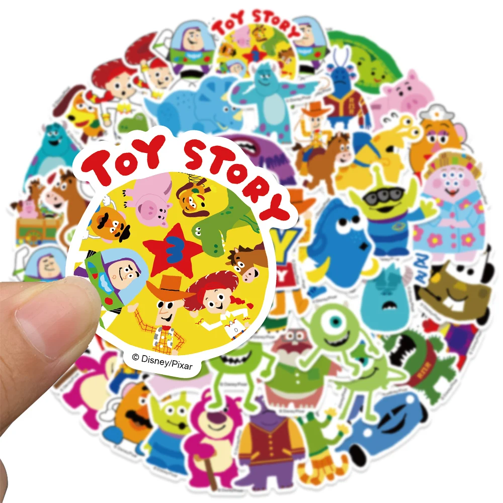 

10/50pcs Disney Pixar Animation Collection Cartoon Toy Story Stickers Vinyl Stickers for Water Bottles Waterproof Stickers