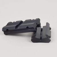 2Pcs Tactical Scope Adapter Mount Base 11mm Dovetail to 20mm Picatinny Rail Mount Hunting Rifle Bracket Mounted Scout Light