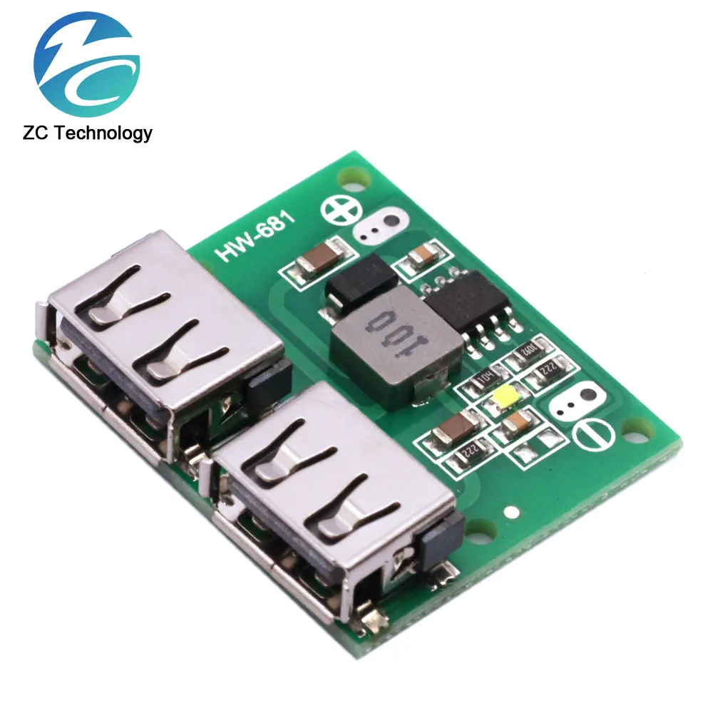 1/5/10PCS 9V 12V 24V to 5V DC-DC Step Down Charger Power Module Dual USB  3A Car Charge Charging Regulator 6-26V