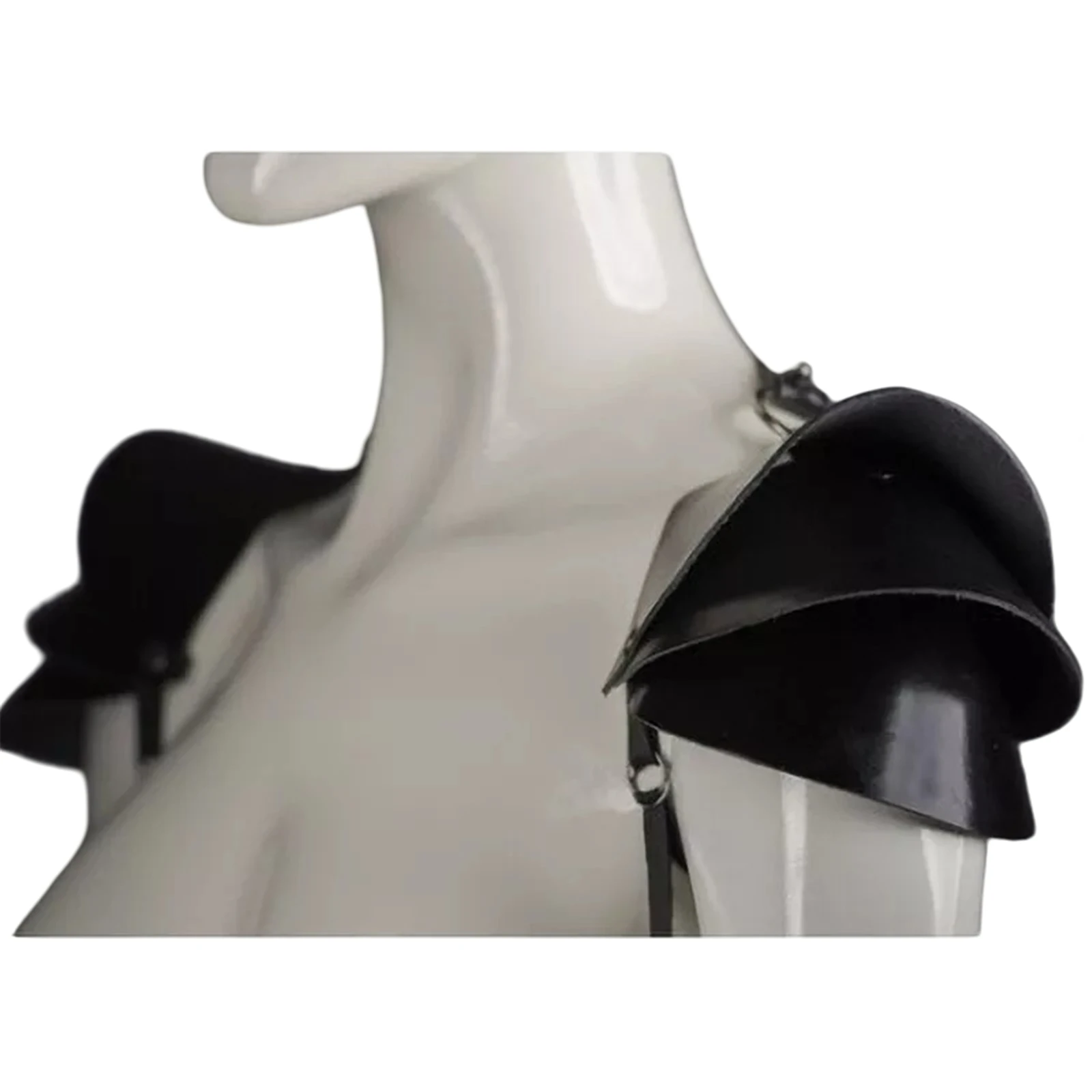 Medieval Shoulder Armor Renaissance Viking Pirate PU Leather Shoulder Protector Steampunk Halloween Knight LARP Cosplay