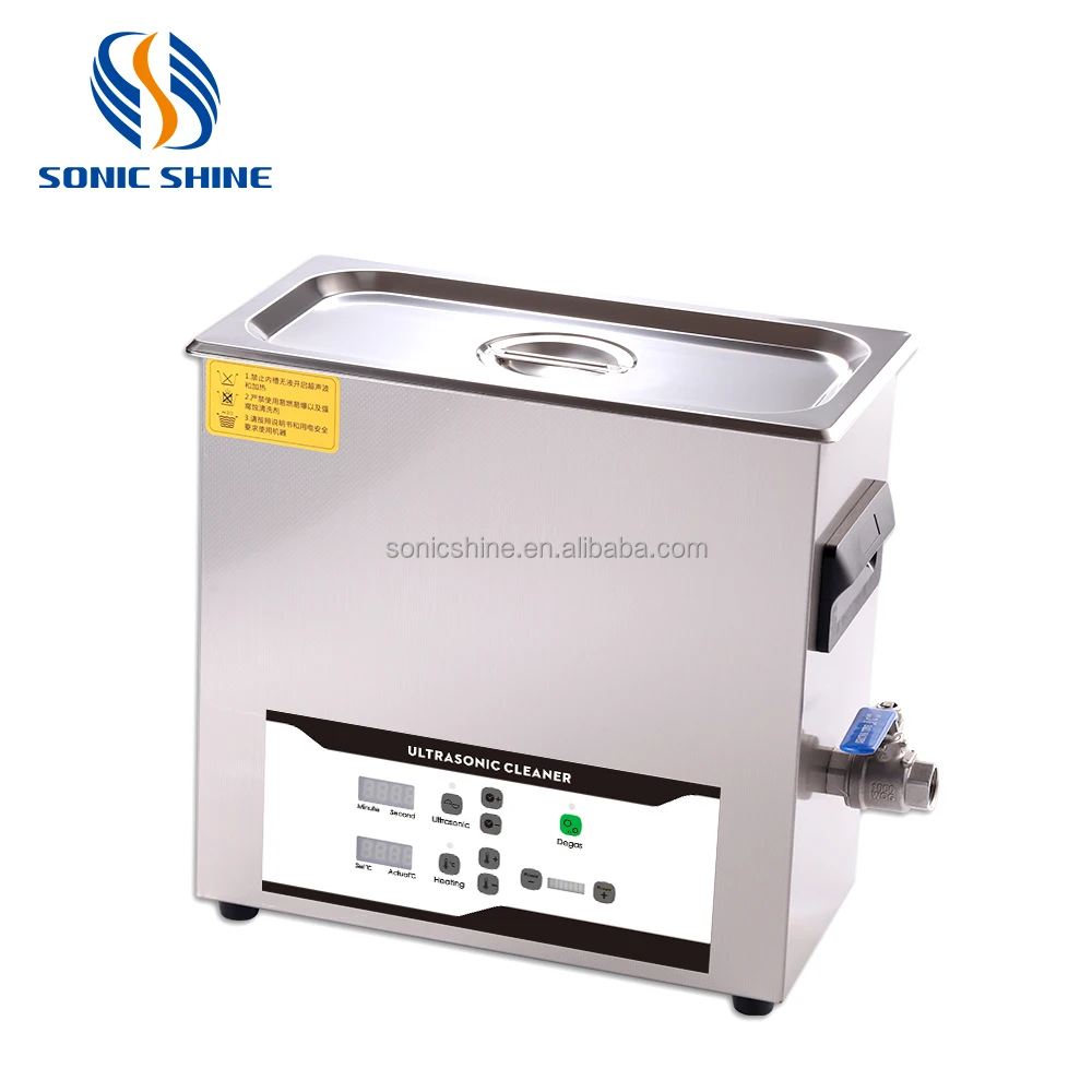 Adjustable Power Digital Cleaner For Jewelry & Watches Electric With Heater Timer & Degas Function Precise Cleaning
