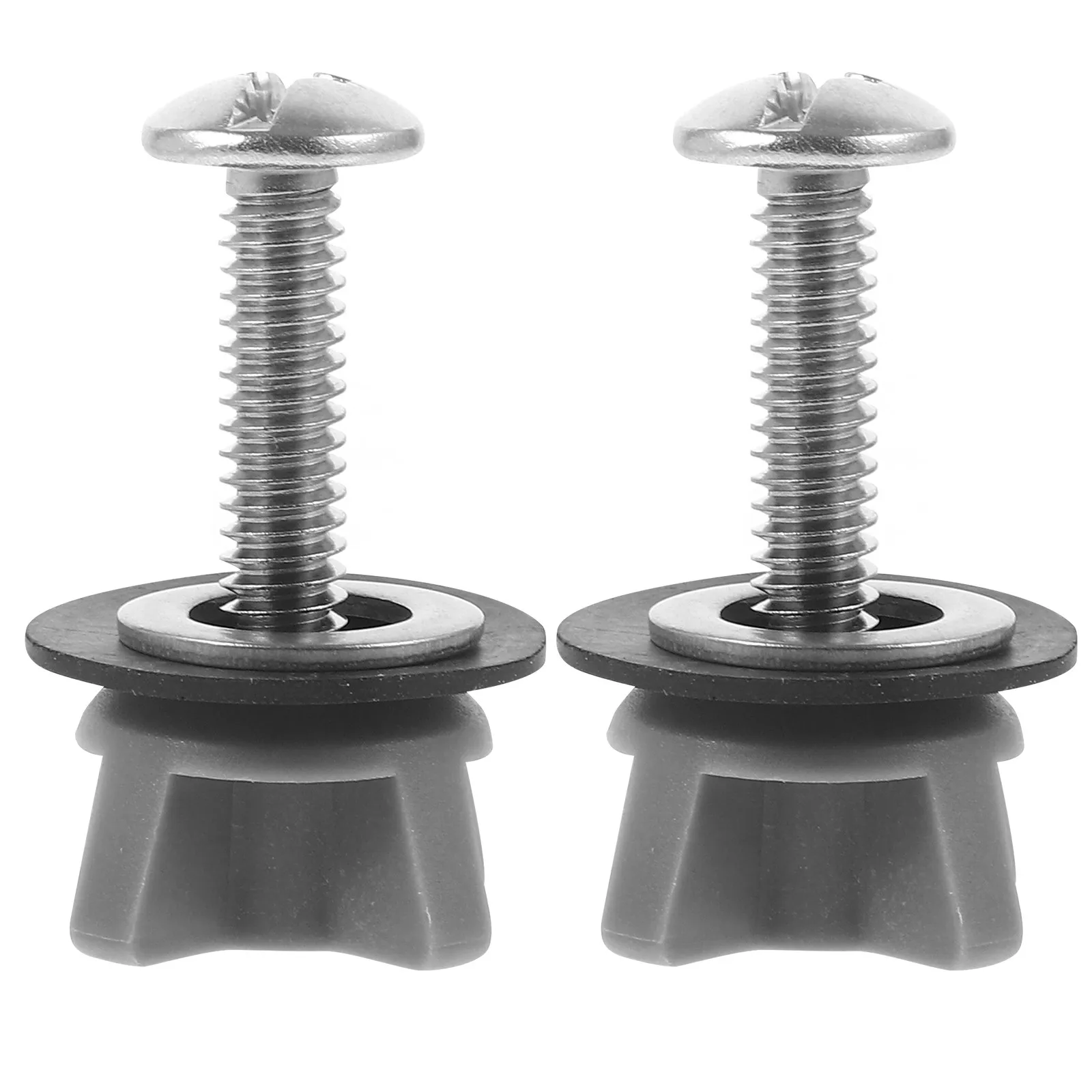 

Комплект из 2 прочных износостойких крепежных винтов для сидений унитаза, для установки и ремонта крышек унитаза в ванной комнате