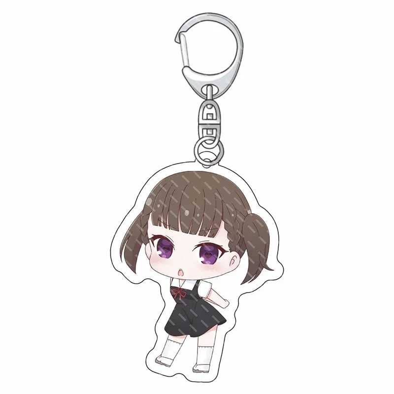 Anime Love Is War Keychain Cartoon Figure Kaguya Shinomiya‌ Hakuyou Agata Fujiwara Chika‌ Acrylic Pendant Keyring Key Chain Gift