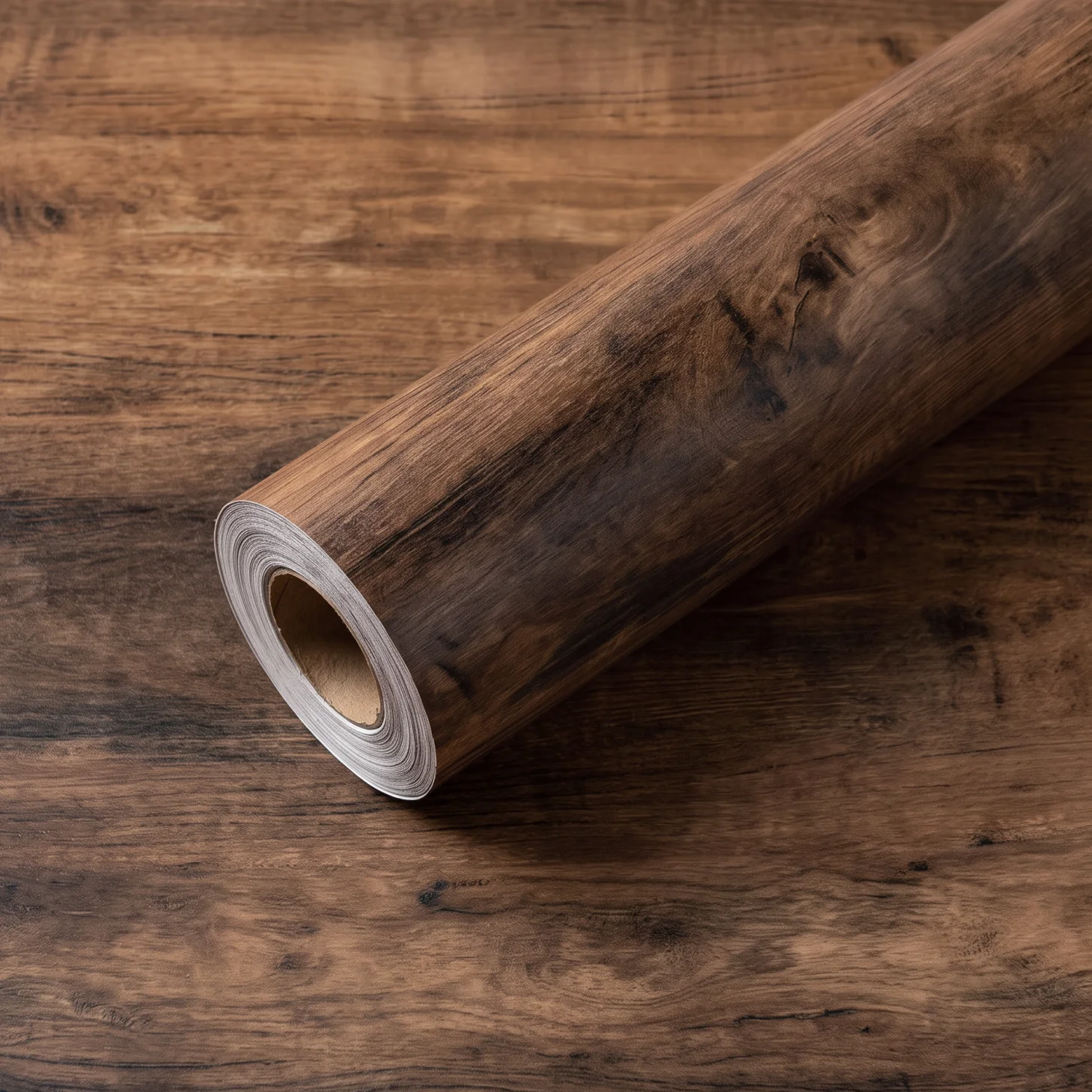 Smart Home Film - 55cm Width Self-Adhesive Wood Grain PVC