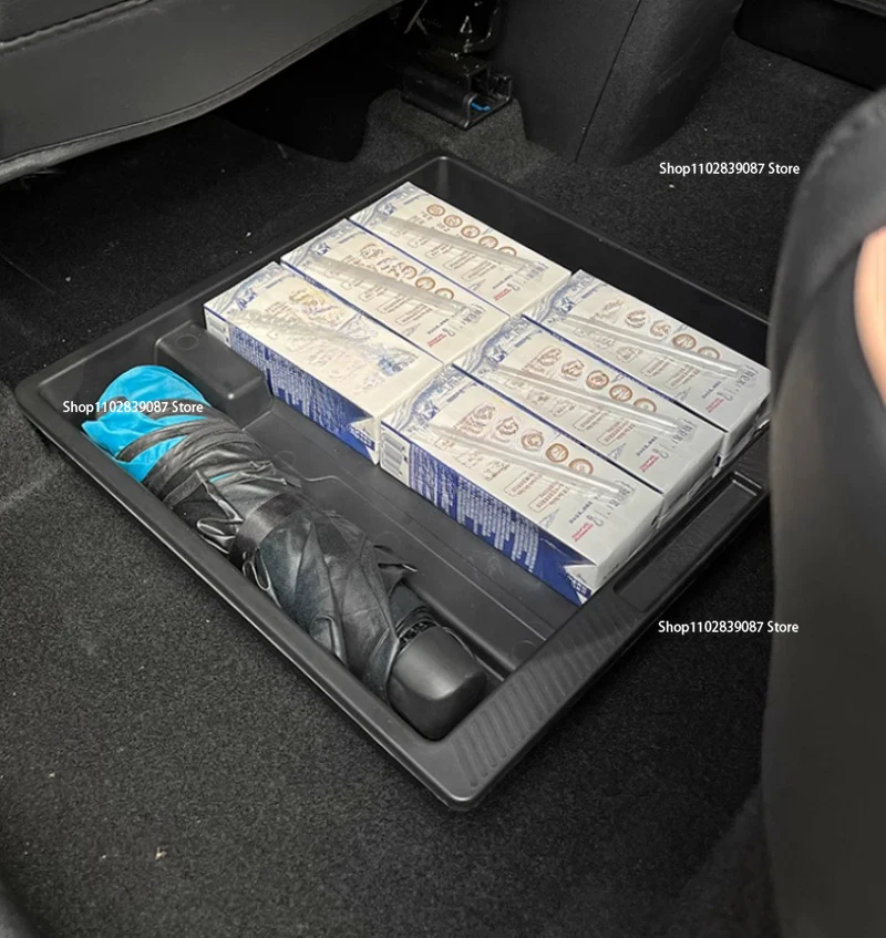 Car Under Seat Storage Box Fit for BYD Seagull atto 1 Under Seat Storage Bottom Storage Box Magic Box Car Interior Supplies