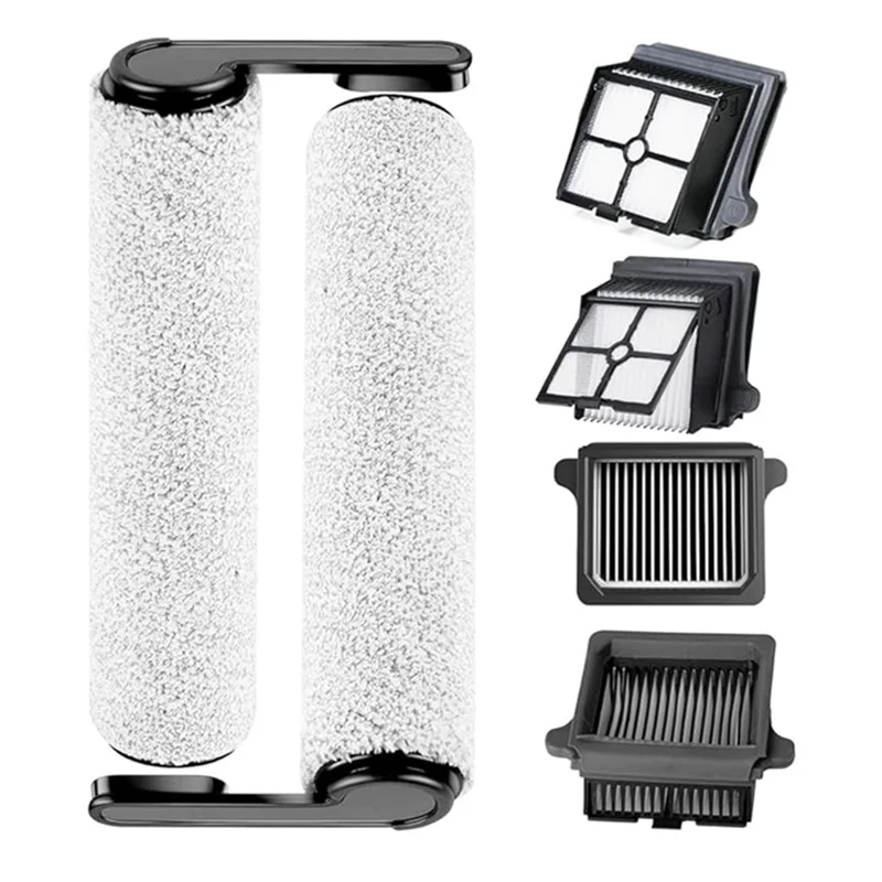 AT53 8 SZT. Szczotka Rolkowa Filtr Hepa Części Zamienne Do Tineco Floor One S7 Flashdry Odkurzacz Mokro-Suchy Akcesoria