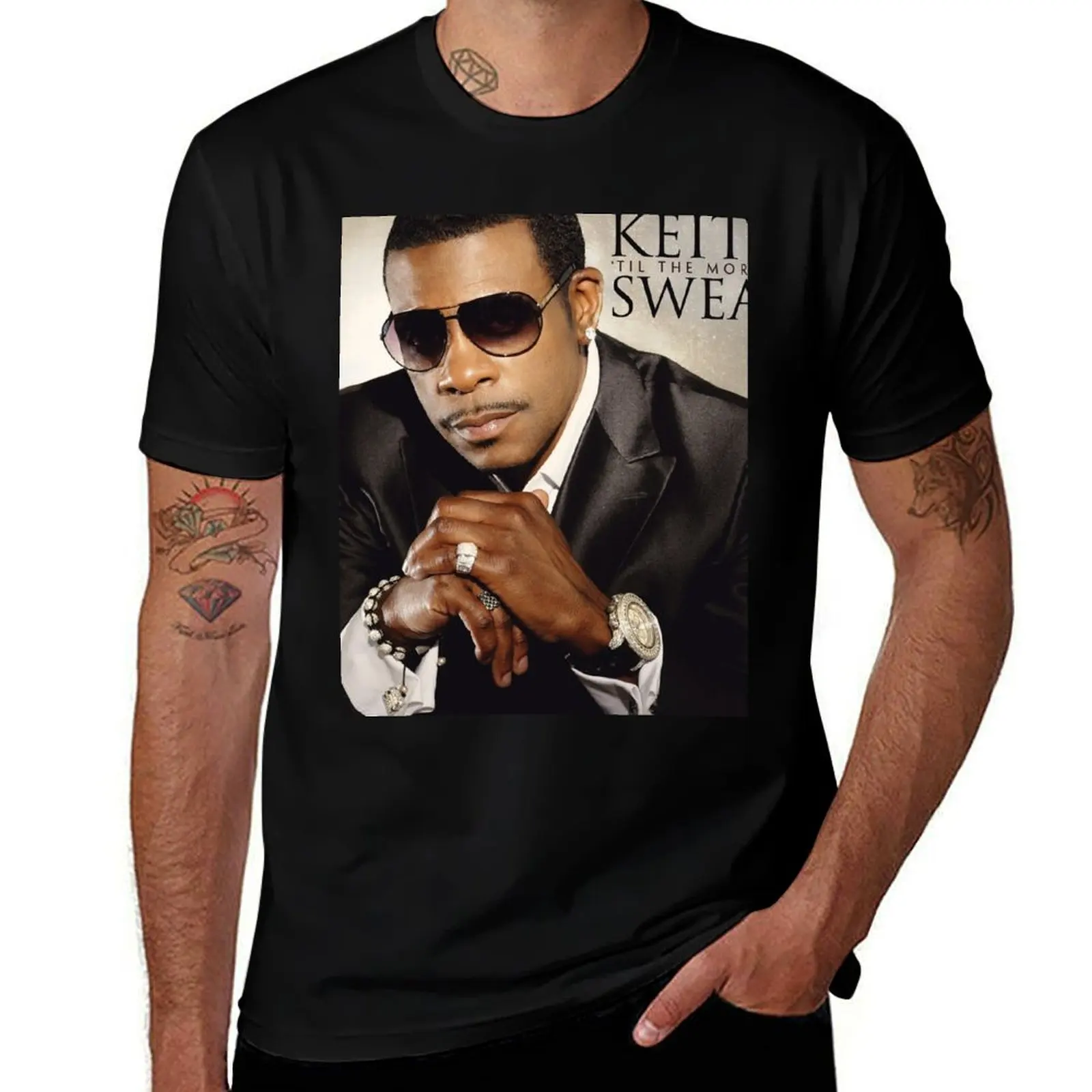 

Keith Sweat til the morning T-Shirt Soft Basic Cotton Short Sleeve Tee