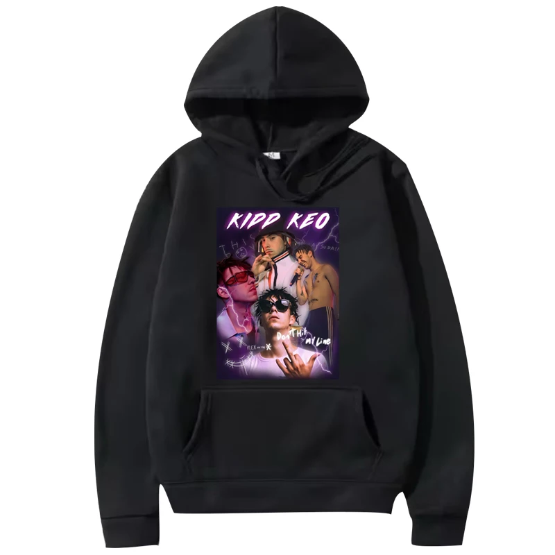 

Kidd keo fashion Style graphic hoodie 2025 men ’s women vintage hip hop Long sleeve streetwear print oversized top hoodie unisex