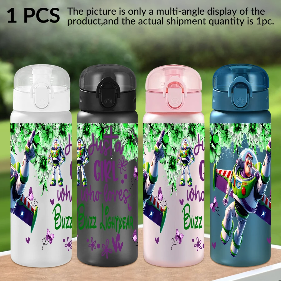 

1Pc Disney Buzz Lightyear Toy Story pattern 26oz plastic water bottle outdoor sports water cup birthday/homecoming gift