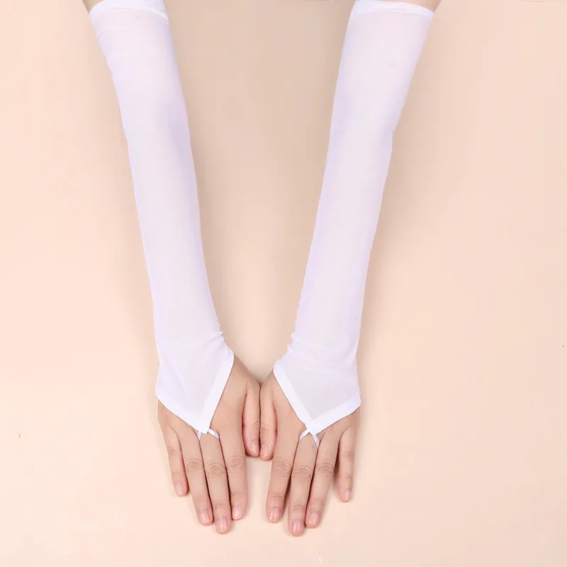 Gants de fête en dentelle, 1 paire, Sexy, sans doigts, maille transparente fine, manches de bras, Cosplay, dîner, danse, crochet, mitaines à doigts