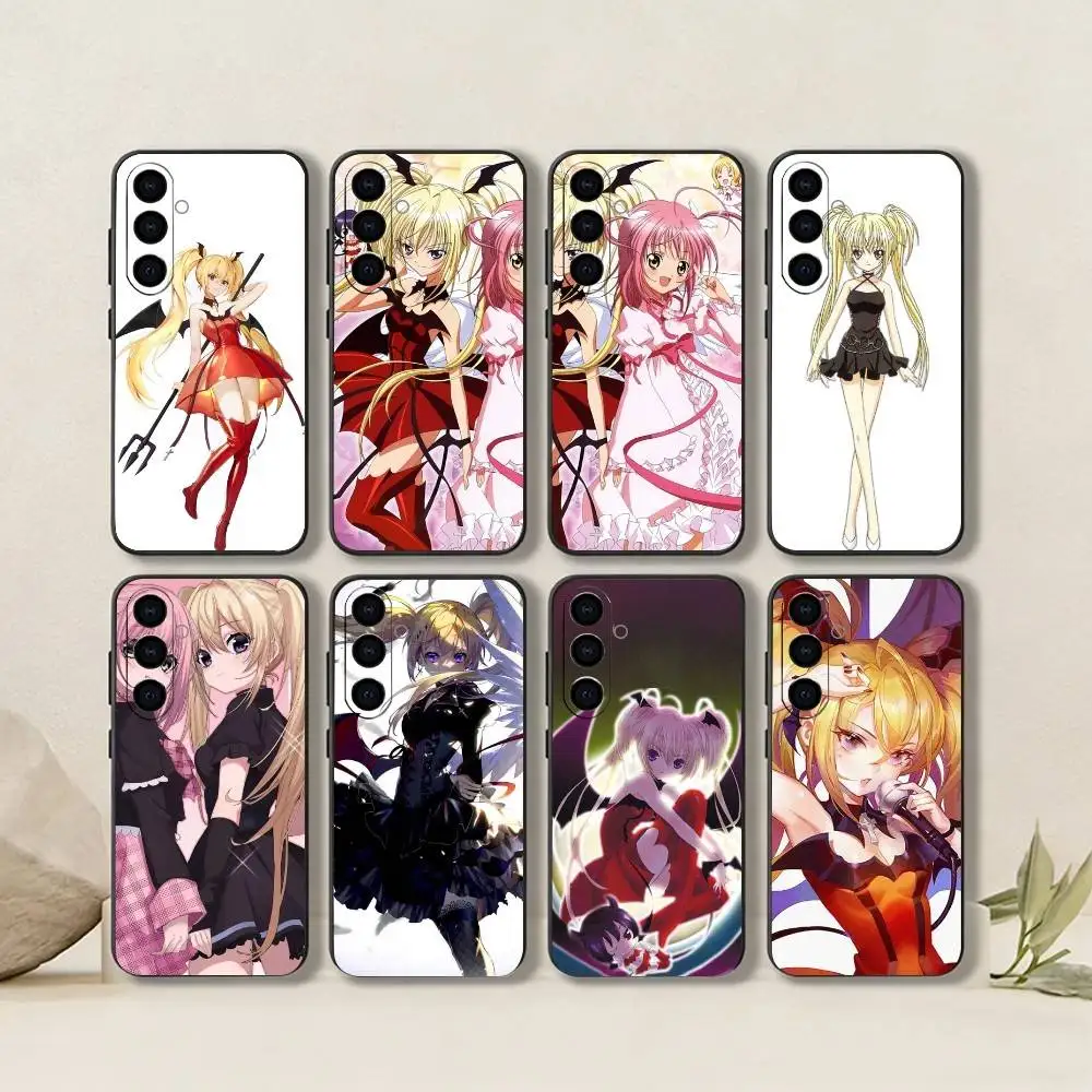 Utau Tsukiyomi-SHUGO CHARA   Phone Case Black Silicone Soft For Samsung Galaxy A73,A72,A71,A70,A53,A52,A51