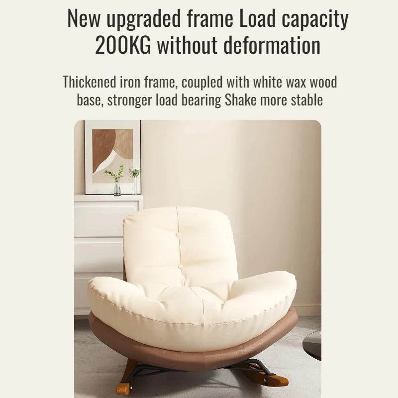 Lazy Sofa Penguin Rocking Chair Adult Lounge Recliner Living Room Balcony Rocking Chair Household Indoor Leisure Single Chair