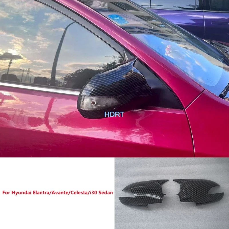 

Car Styling Side Rear View Mirror Cover Reverse Mirror Shell Accessories For Hyundai Elantra/Avante/Celesta/i30 Sedan 2008-2012