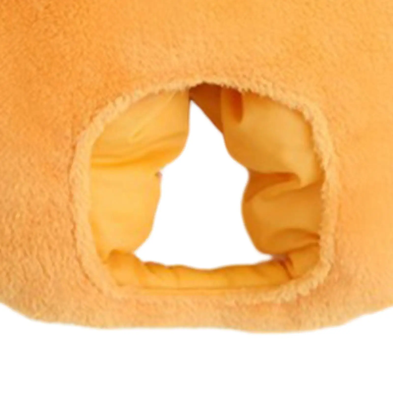 Chapéu de pelúcia de frango frito laranja fofo boné de fantasia engraçado para meninos meninas festa e adereço fotográfico