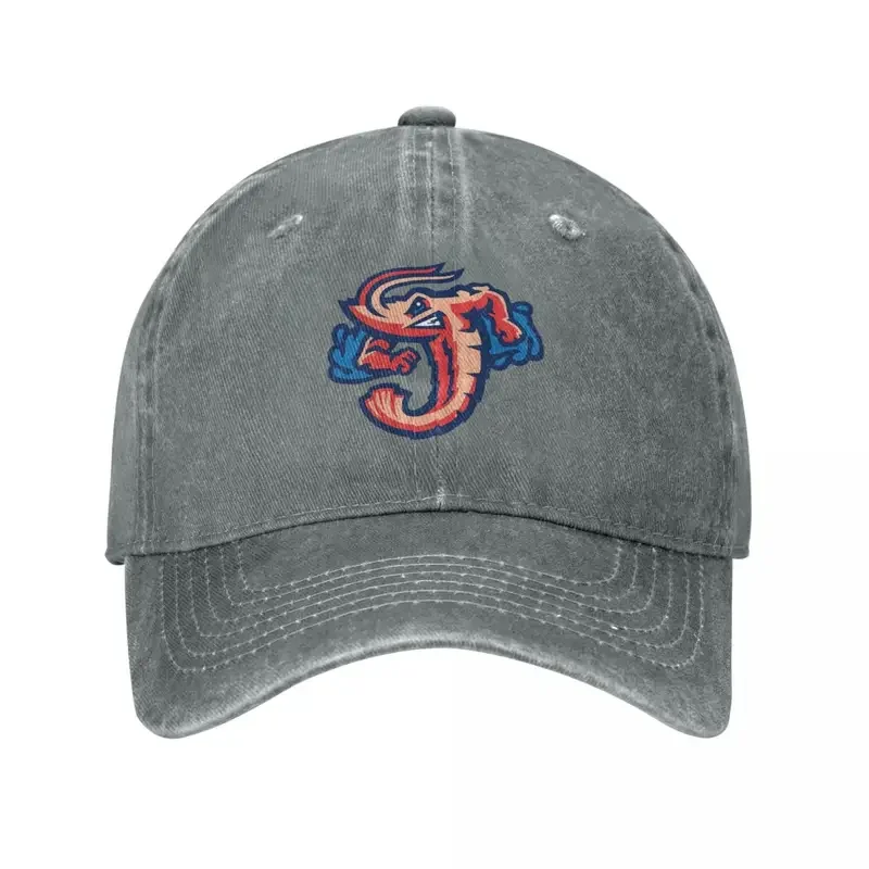 Y2K Cheapest-Jacksonville-Jumbo-Shrimp- Caps Denim Fabric Hats Adjustable Casquette Streetwear Baseball Cowboy Hat