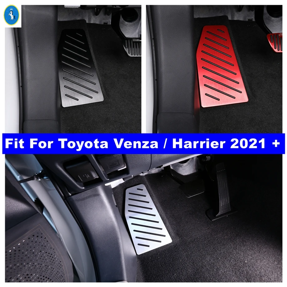 

For Toyota Venza Harrier 2021 - 2024 Footboard FootRest Pad Board Foot Rest Footrest Dead Pedal Cover Trim Accessories Interior