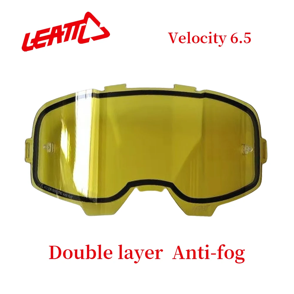 LEATT Velocity 6.5 SNX Iriz Goggles Lens Motocross Helmet Goggles Double Layer Anti-Fog Lens Only Lens For Leatt Glasses