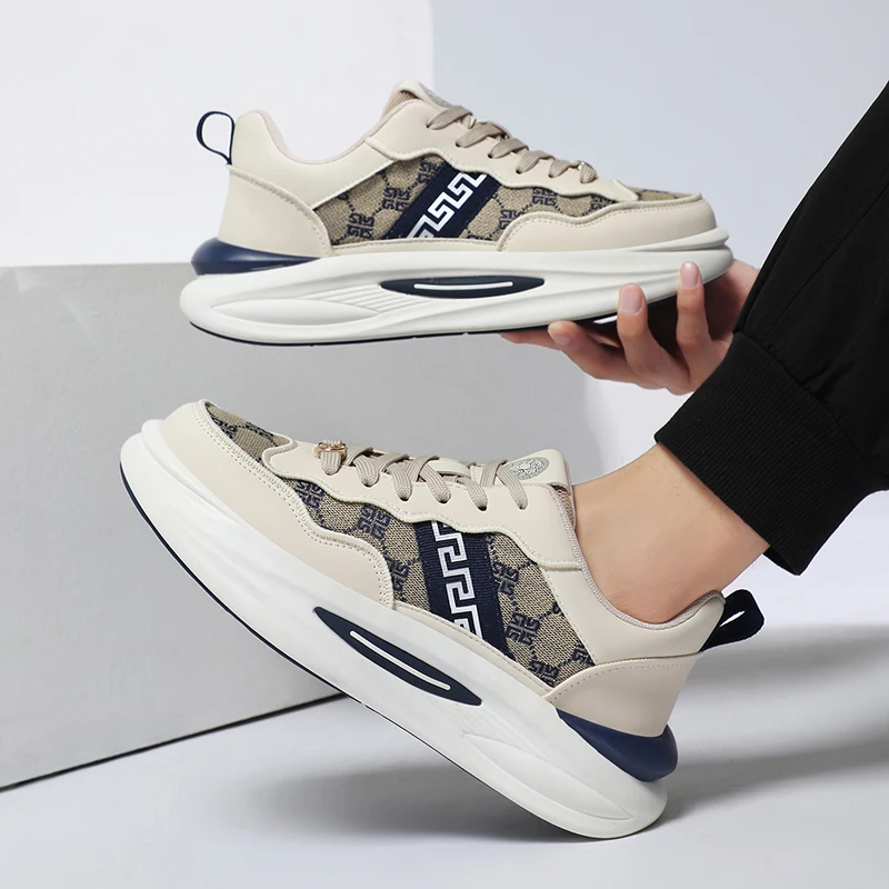 

Men's Shoes Breathable All-match Mesh Shoes Casual Sports Trendy Shoes Men's All-match Wear-resistant Running Shoes for Men