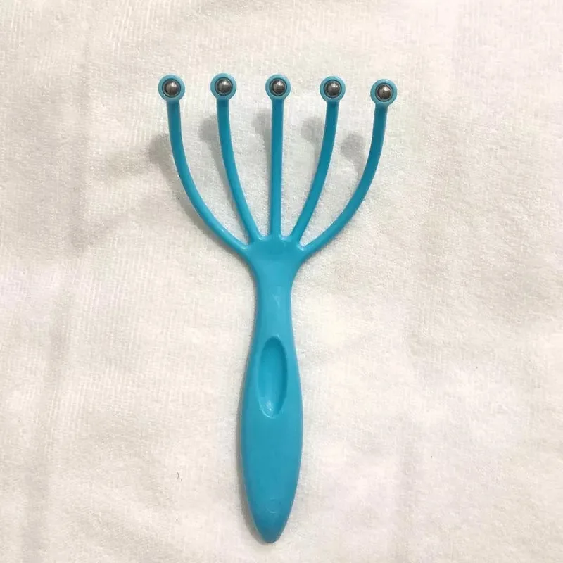 Pet Interactive Five-Prong Ball Massager (Plastic), Comfortable Grooming & Massage Accessory for Dogs and Cats to Relax and Play