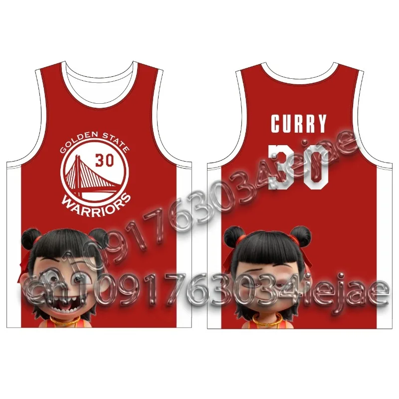 

2025 Speed Drying No.30 Nezha Basketball Shirt, Men's and Women's Tank Top, Sports Training Casual Top, Popular