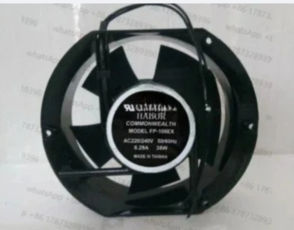 Новый осевой вентилятор охлаждения Hubble HABOR FP-108EX-S1-B-S 0,29 А, 35 Вт, 17251