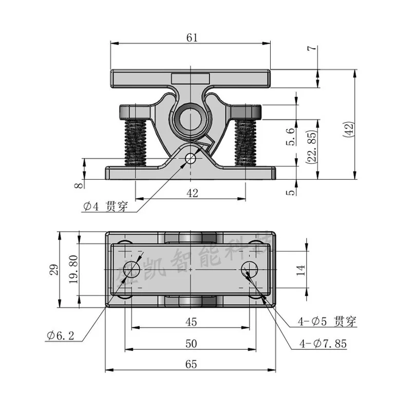 Heavy Ball Roller Door Touch Zinc Alloy Buckle Lock Steel Spring Stopper Pulley Groove Latch Catches Furniture Hardware