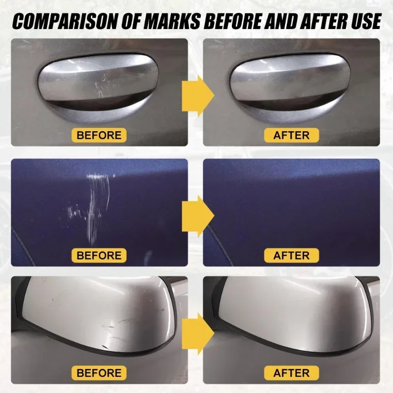 【Quick Fix】Original Car Scratch Repair Car Scratch Remover Car Scratch Wax for Fast Repair of Scratches on Cars and Motorcycle