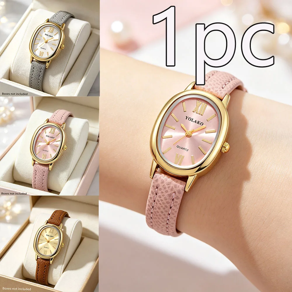 1Pc Ladies' Elegant And Fashionable Watch, Ideal Gifts For Friends And Family For Valentine's Day, Easter, Ramadan And Birthdays