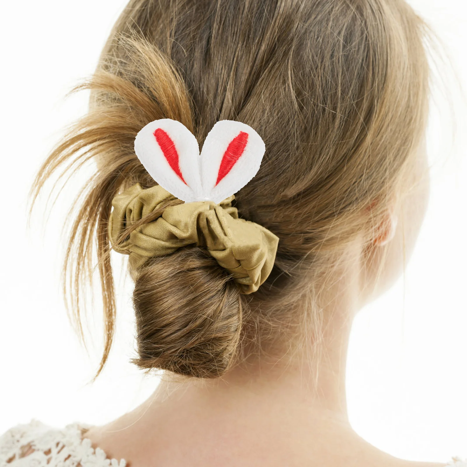 20 Pcs Rabbit Ears Headwear Accessories DIY Hair Pins Creative Charm Clips Decor Kid Girl for Fabric Toddler