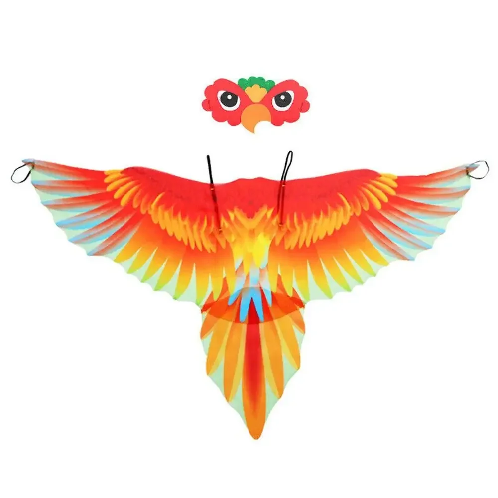 

Halloween Carnival Performance for Masquerade Performance Prop Parrot Costume Costume Bird Cape Children Parrot Wing Cloak