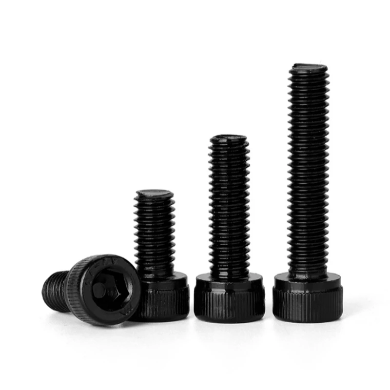 M3 M4 M5 M6 M8 DIN912 Grade 12.9 Steel Socket Head Screws Fully Threaded Allen Hexagon Hex Socket Cap Head Bolt Length 3~100mm