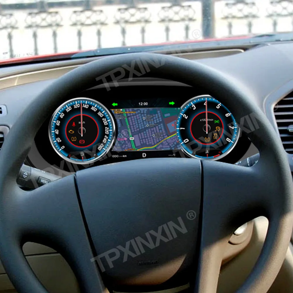 

12,3-дюймовый полный ЖК-экран, цифровой кластер для Buick Regal 2009-2015, ЖК-дисплей приборной панели, спидометр, одометр, дисплей приборной панели