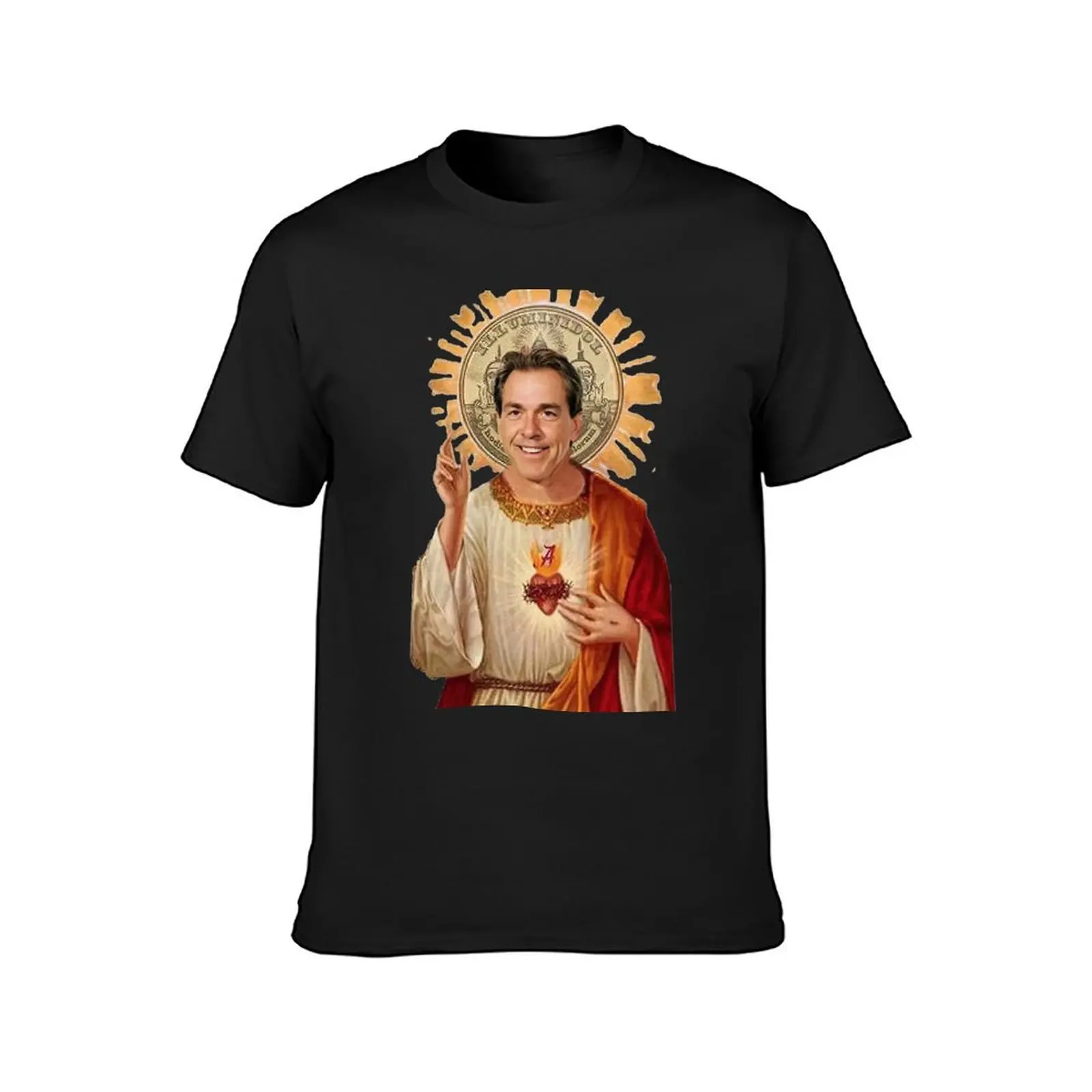 Saint Nick Saban T-Shirt for a boy oversized men graphic t shirts