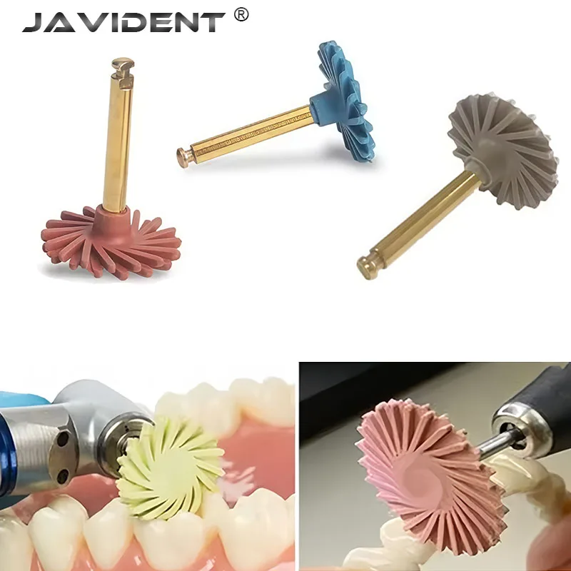 

6Pcs Dental Self-polishing Discs; Cyclone-style Grinding Heads for Polishing Composite-porcelain Crowns; Dental Materials