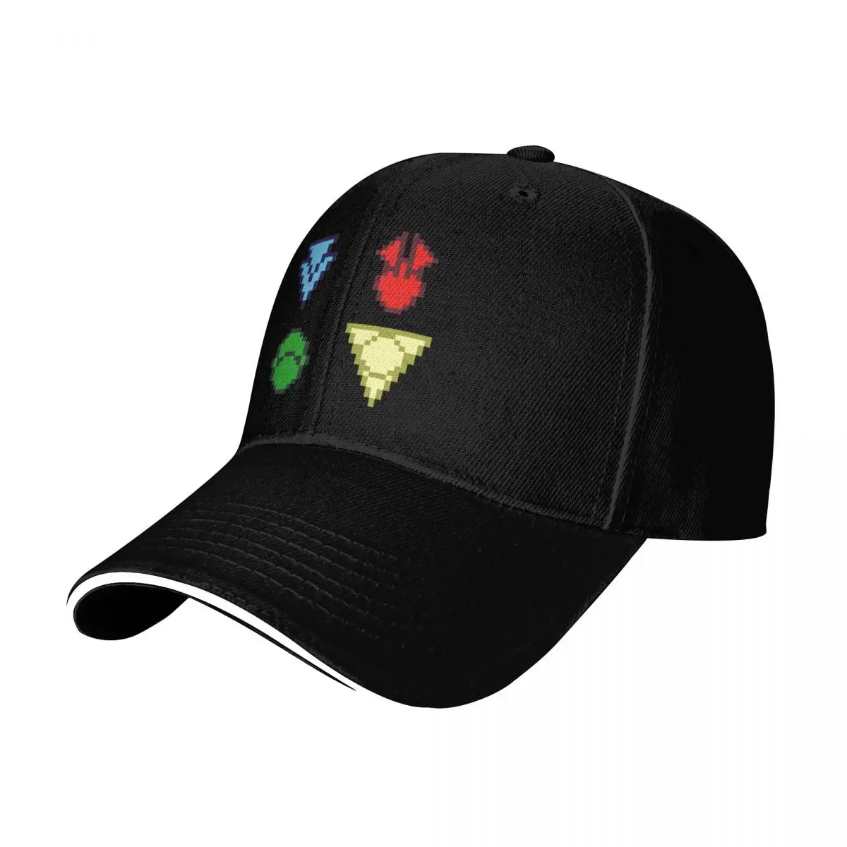 Twilight Imperium 4th Edition Technology Symbols Pixel Art (Square) Baseball Cap Men Women Casual Summer Sport Sun Cap