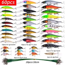 Fishing Lure Kit Fresh/Salt Water Wobbler Set Crankbaits Isca Artificial Hard Bait Wobblers For Bass Fishing Goods Tackle