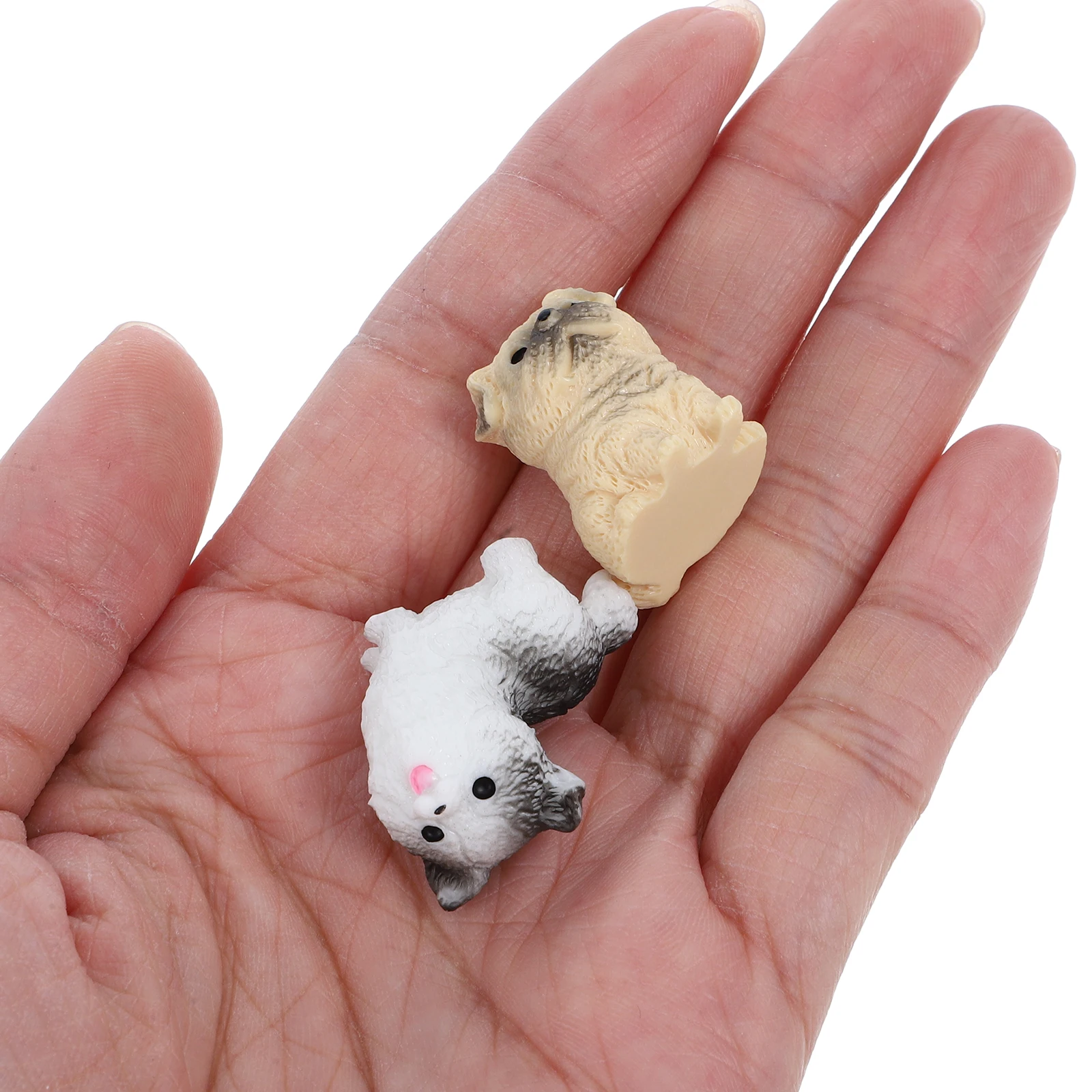 

12pcs Cute Cartoon Mini Resin Dog Figurines For Garden Home Decor Kids Party Favors Animal Figures Dollhouse Pets Puppy Cake