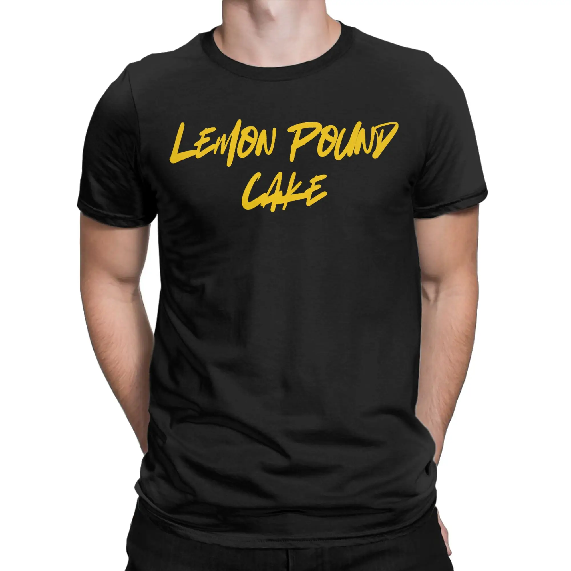 Lemon Pound Cake T Shirt Summer  Street Style T-Shirts 100% Cotton Hip Hop Tshirt For Men Short Sleeves Pattern Clothes