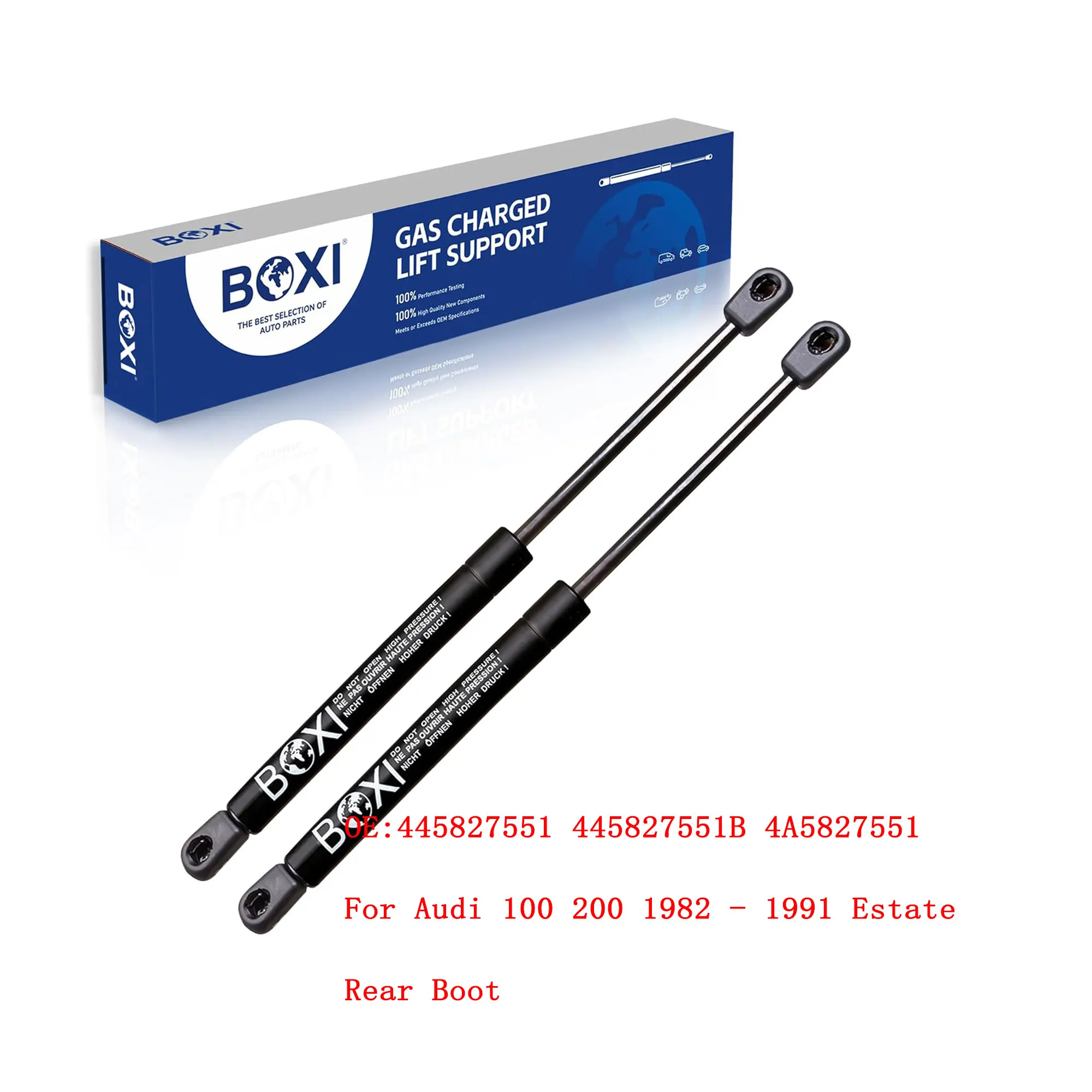 

BOXI 2Pcs Boot Shock Gas Spring Strut Bars Prop 445827551 445827551B 4A5827551 For Audi 100 200 1982 - 1991 Estate Lift Struts